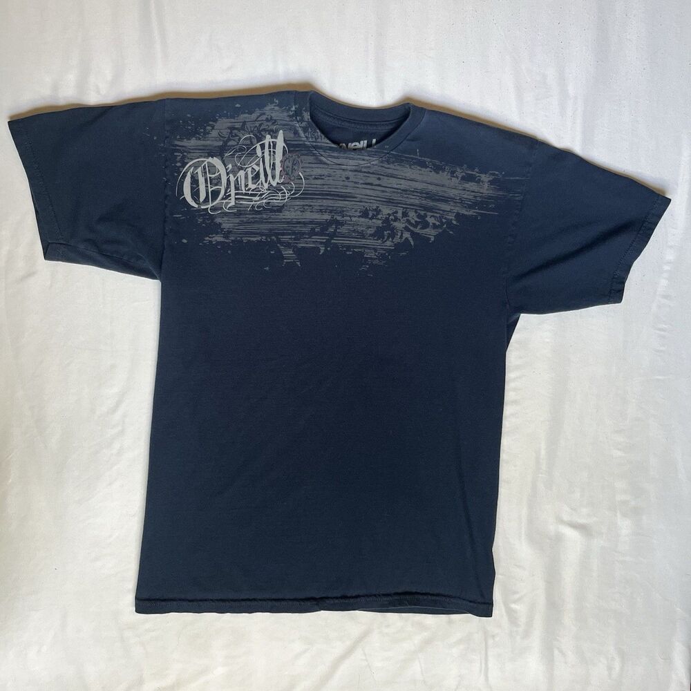 Men’s Y2K Era O’Neill Brown Graphic Tshirt Grunge Size Medium Surf Graphic